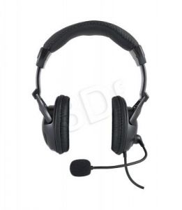 Słuchawki nauszne z mikrofonem LOGIC LH-40 (Czarny)