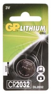 GP Bateria guzikowa CR2032 blister 1szt.