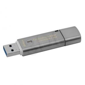 Kingston Flashdrive DataTraveler Locker+ G3 64GB USB 3.0 Srebrny