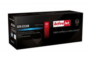 ActiveJet ATH-531AN cyan toner do drukarki laserowej HP (zamiennik 304A CC531A) Premium