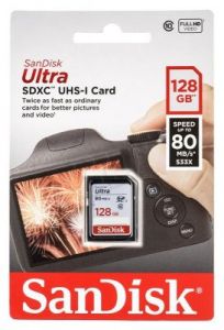 Sandisk SDXC Ultra 128GB Class 10