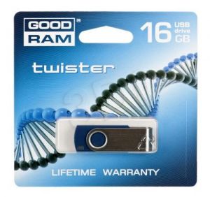 Goodram Flashdrive TWISTER 16GB USB 2.0 Niebieski