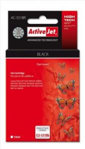 ActiveJet AC-551BR tusz czarny do drukarki Canon (zamiennik Canon CLI-551BK) Premium/ chip