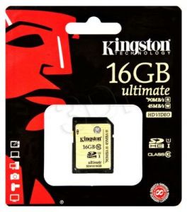 Kingston SDHC SDA10/16GB 16GB Class 10,UHS Class U1