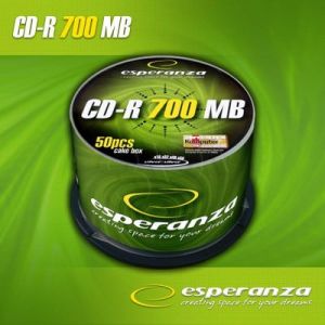 CD-R Esperanza 700MB/80MIN 52xSpeed (Cake 50szt)