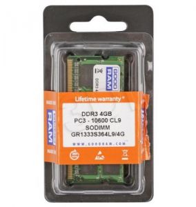 GOODRAM SO-DIMM DDR3 4096MB PC1333 CL9 256x8