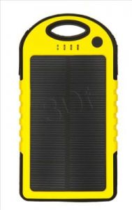 PowerNeed Ładowarka solarna S5000Y 5000mAh USB żółta