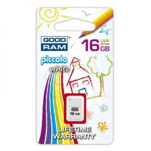 Goodram Flashdrive PICCOLO 16GB USB 2.0 Biały