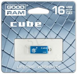 Goodram Flashdrive CUBE 16GB USB 2.0 Niebieski