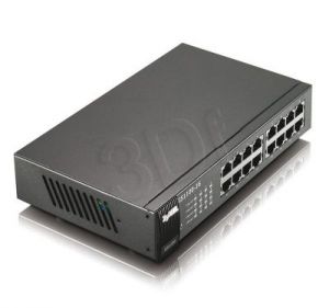 ZyXEL GS1100-16 16X100/1000Mbps switch metalowa obudowa 10 cali