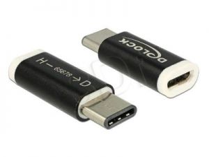 DELOCK ADAPTER USB MICRO-B(F) -> USB TYPE-C(M) CZARNY