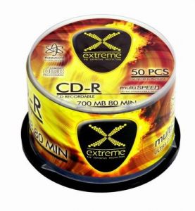 EXTREME CD-R  700MB/80MIN CAKE 50SZT 52X
