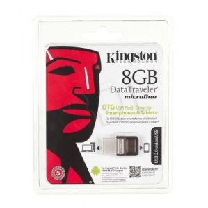 Kingston Flashdrive DataTraveler microDuo 8GB USB 2.0 Brązowy