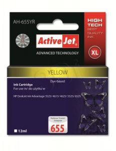 ActiveJet AH-655YR tusz żółty do drukarki HP (zamiennik HP 655 CZ112AE) Premium