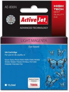 ActiveJet AE-806N tusz light magenta do drukarki Epson (zamiennik Epson T0806) Supreme