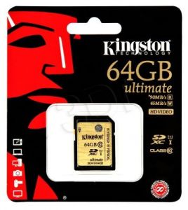 Kingston SDHC SDA10/64GB 64GB Class 10,UHS Class U1