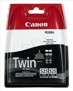 CANON Tusz Czarny PGI-525TWIN=PGI525PGBK Twin Pack=4529B010, Zestaw 2xBk, 2xPGI525PGBK