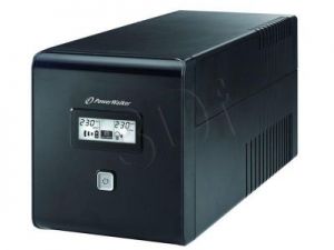 POWER WALKER UPS LINE-INTERACTIVE 1000VA 2X 230V PL + 2XIEC OUT, RJ11/RJ45 IN/OUT, USB, LCD
