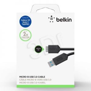 BELKIN KABEL Micro-B to USB 3.0 Cable - CZARNY