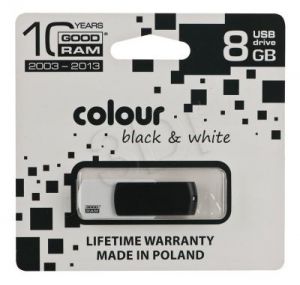 Goodram Flashdrive COLOUR 8GB USB 2.0 Czarno-biały