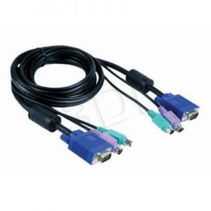 D-link kabel KVM DKVM-CB 1,8m do DKVM-2K, DKVM-4K, DKVM-8E, DKVM-16 czarny
