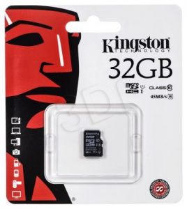 Kingston micro SDHC SDC10G2/32GBSP 32GB Class 10
