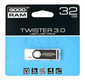 Goodram Flashdrive TWISTER 32GB USB 3.0 Biały