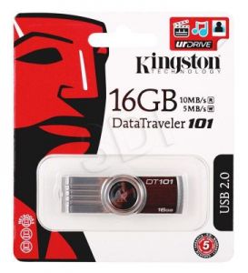Kingston Flashdrive DataTraveler 101 G2 16GB USB 2.0 Czarny