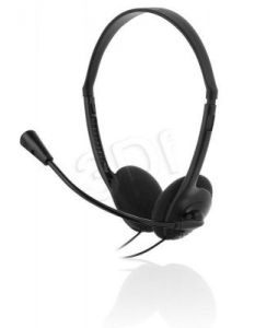 Słuchawki nauszne z mikrofonem Ibox HPI 010MV (Czarny)