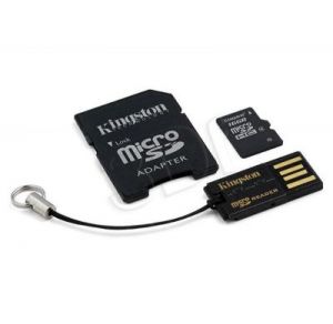 Kingston micro SDHC MBLY4G2/16GB 16GB Class 4 + ADAPTERY mikroSD-SD, microSD-USB