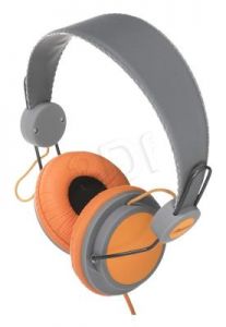 Słuchawki nauszne iSmart SH-322 (Szaro-pomarańczowy)