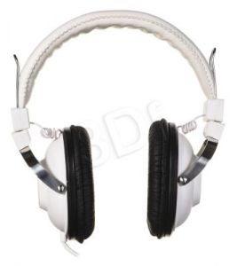 Słuchawki nauszne z mikrofonem iSmart SH-818 (Biało-czarne)