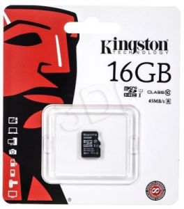 Kingston micro SDHC SDC10G2/16GBSP 16GB Class 10