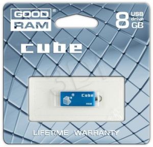 Goodram Flashdrive CUBE 8GB USB 2.0 Niebieski