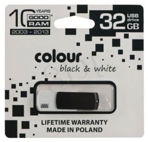 Goodram Flashdrive COLOUR 32GB USB 2.0 Czarno-biały
