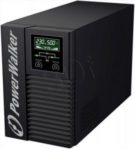 POWER WALKER UPS ON-LINE 2000VA, 6X IEC OUT, 2X RS-232, USB, LCD TOWER