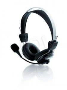 Słuchawki nauszne z mikrofonem Ibox HPI 203mv (Czarny)