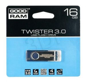 Goodram Flashdrive TWISTER 16GB USB 3.0 Niebieski