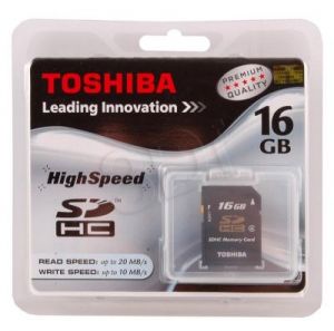 TOSHIBA SECURE DIGITAL SDHC 16GB class 4