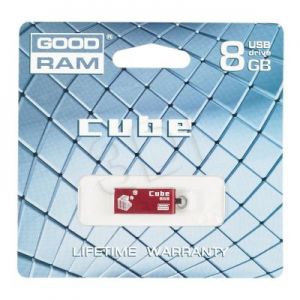 Goodram Flashdrive CUBE 8GB USB 2.0 Czerwony