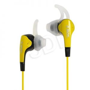 Słuchawki douszne z mikrofonem I-BOX S2 Sport (żółto-czarny)