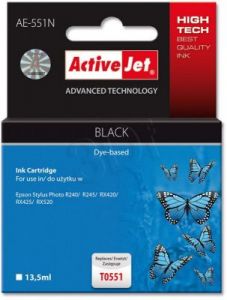 ActiveJet AE-551N tusz czarny do drukarki Epson (zamiennik Epson T0551) Supreme