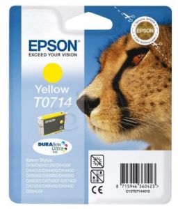 EPSON Tusz Żółty T0714=C13T07144011, 8 ml