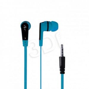 Słuchawki douszne z mikrofonem ART S2E (niebieski)