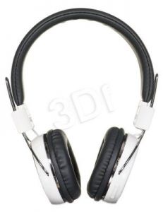 Słuchawki nauszne z mikrofonem ART AP-B02-W (Biało-czarne Bluetooth)