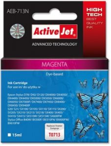 ActiveJet AEB-713N tusz magenta do drukarki Epson (zamiennik Epson T0713) Supreme