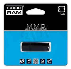 Goodram Flashdrive MIMIC 8GB USB 3.0 Czarny