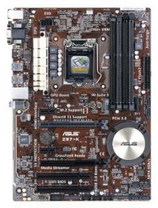 ASUS Z97-K Z97 LGA1150 (PCX/DZW/GLAN/SATA3/USB3/RAID/DDR3/CROSSFIRE)