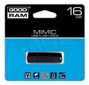 Goodram Flashdrive MIMIC 16GB USB 3.0 Czarny