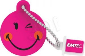 Emtec Flashdrive Smiley World 8GB USB 2.0 różowy